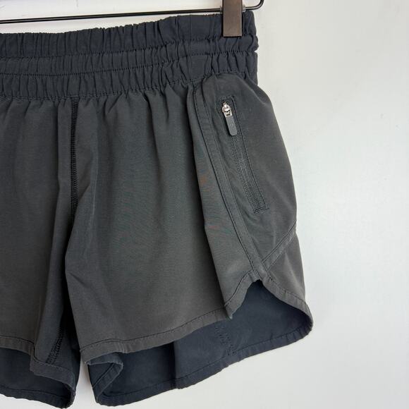 Lululemon Tracker Short 4” Low Rise Black Lined W7AA6S - 6 - Picture 2 of 9